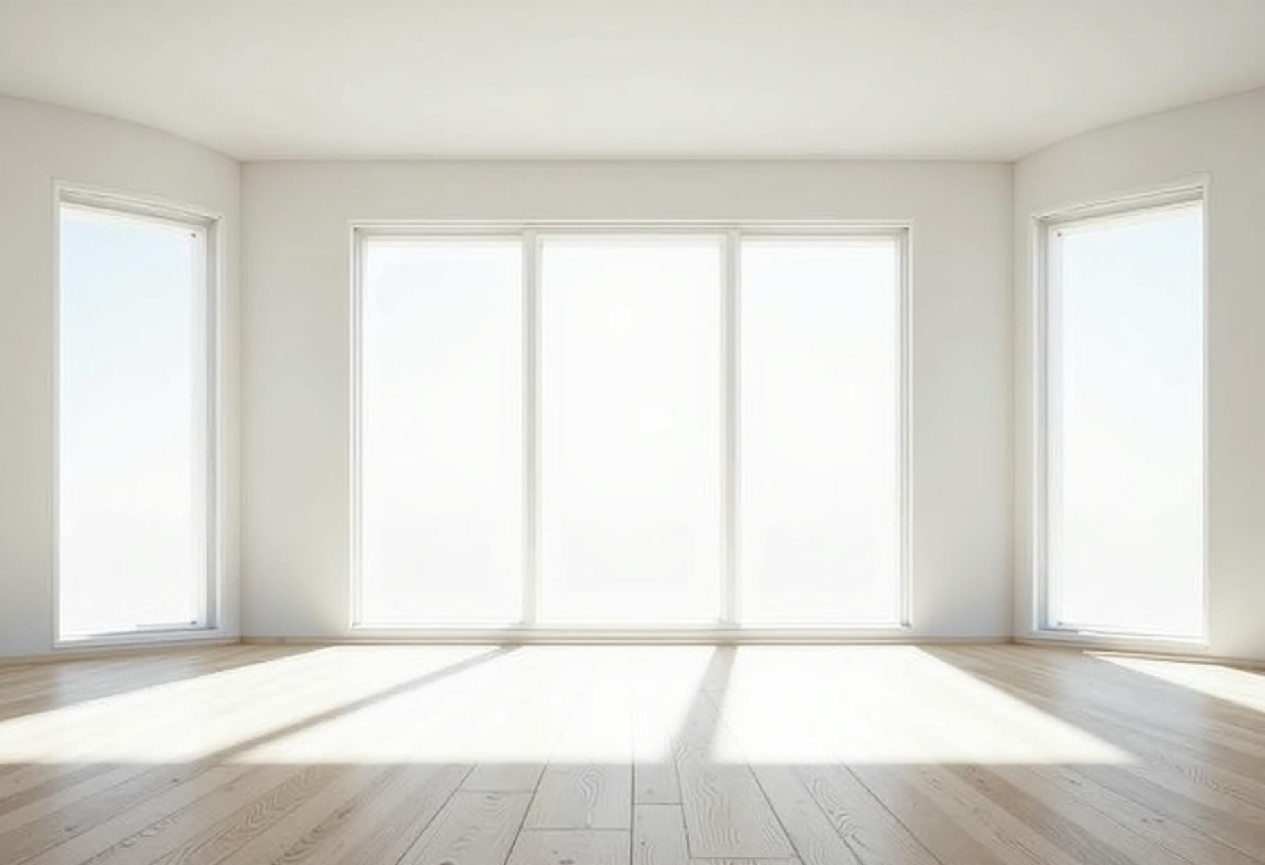 Living room, west wall